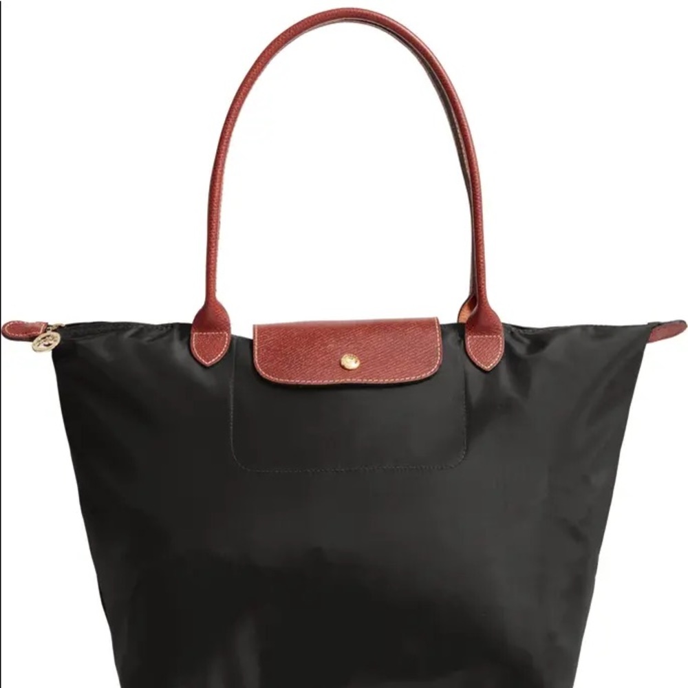 Longchamp Le Pilage Black Tote